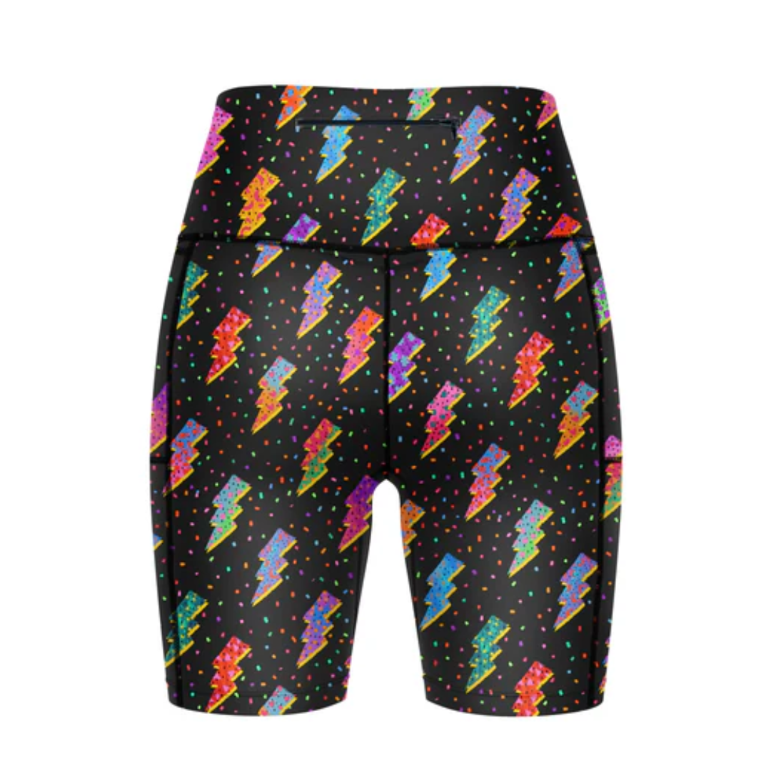 Happy Stride Fitted Shorts - Quick as a Flash