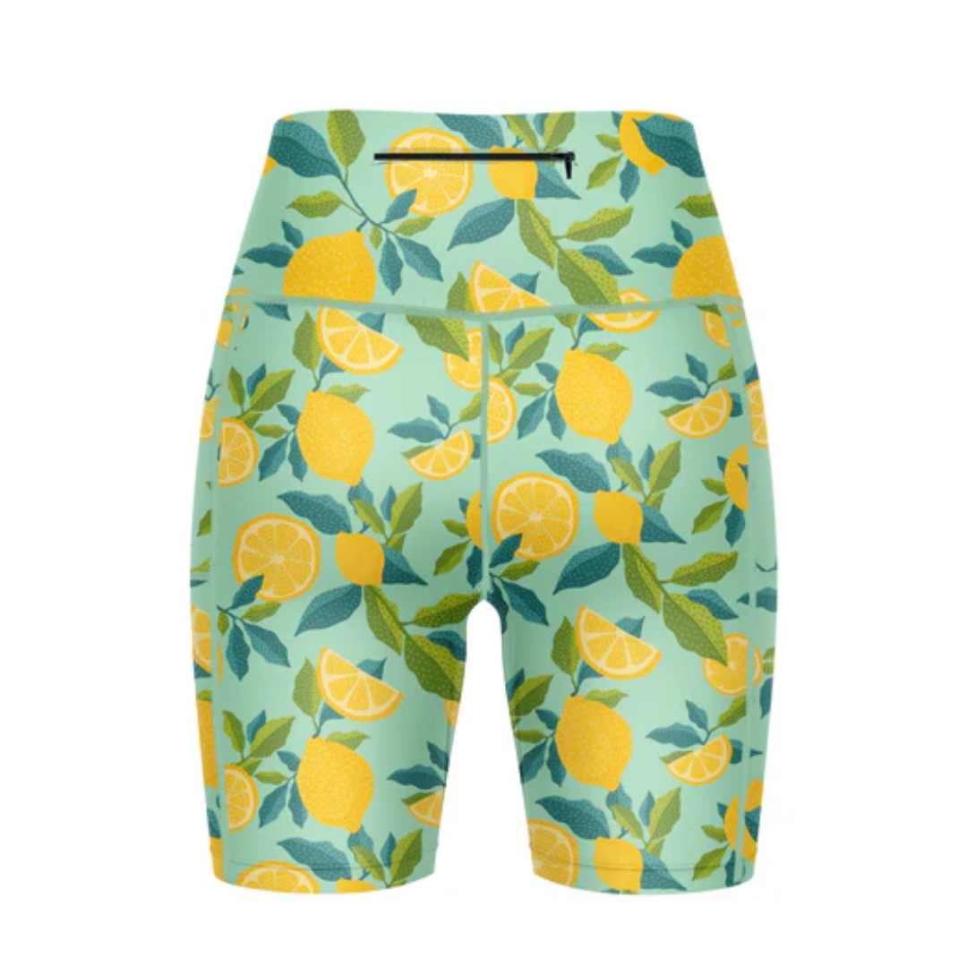 Happy Stride Fitted Shorts - Zest for Life