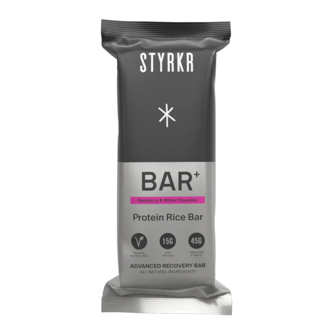Styrkr BAR+ Protein Rice Bar - Raspberry & White Chocolate
