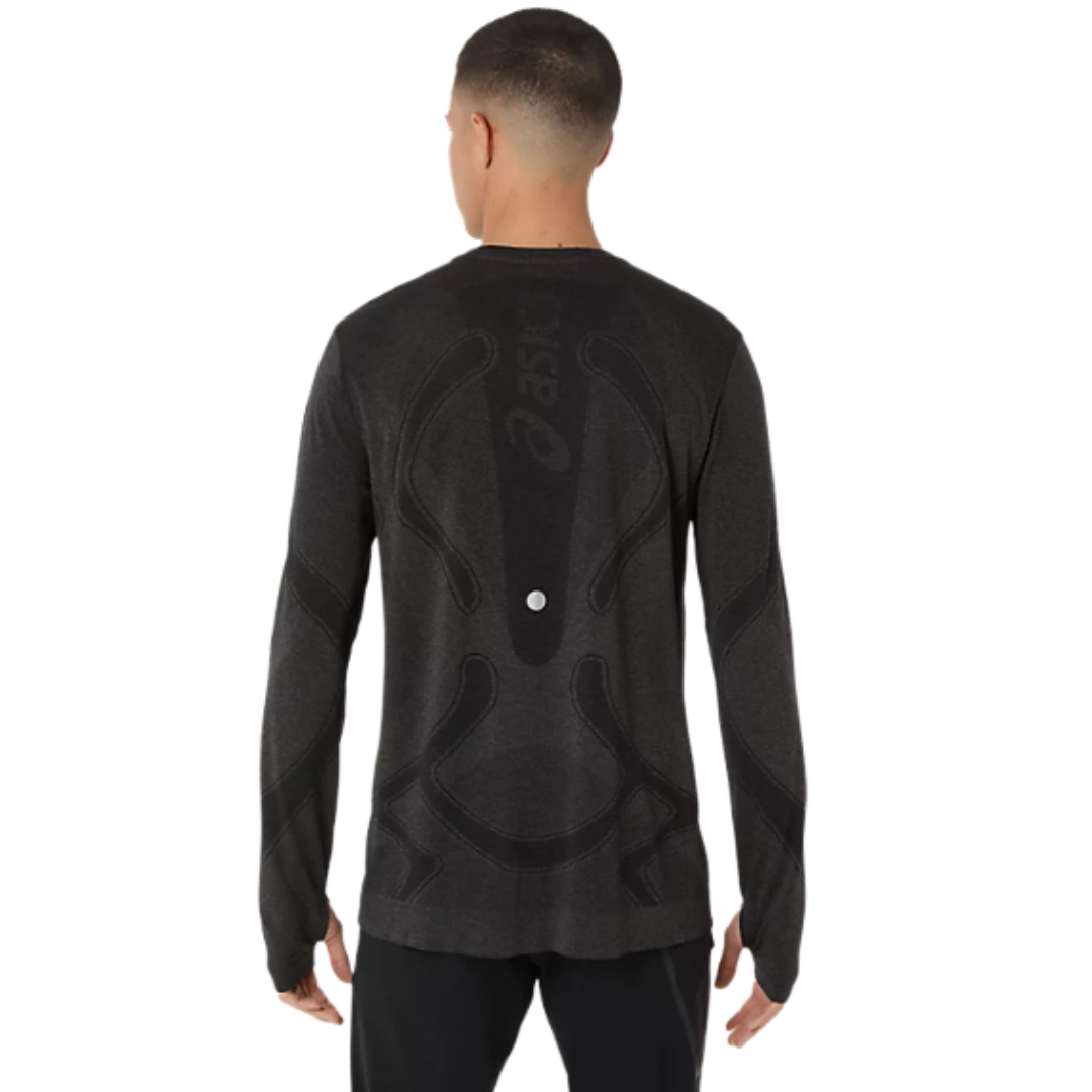 black long sleeve running top