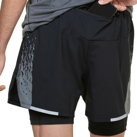 Ronhill Mens Tech Reflect 5” Twin Shorts AW25
