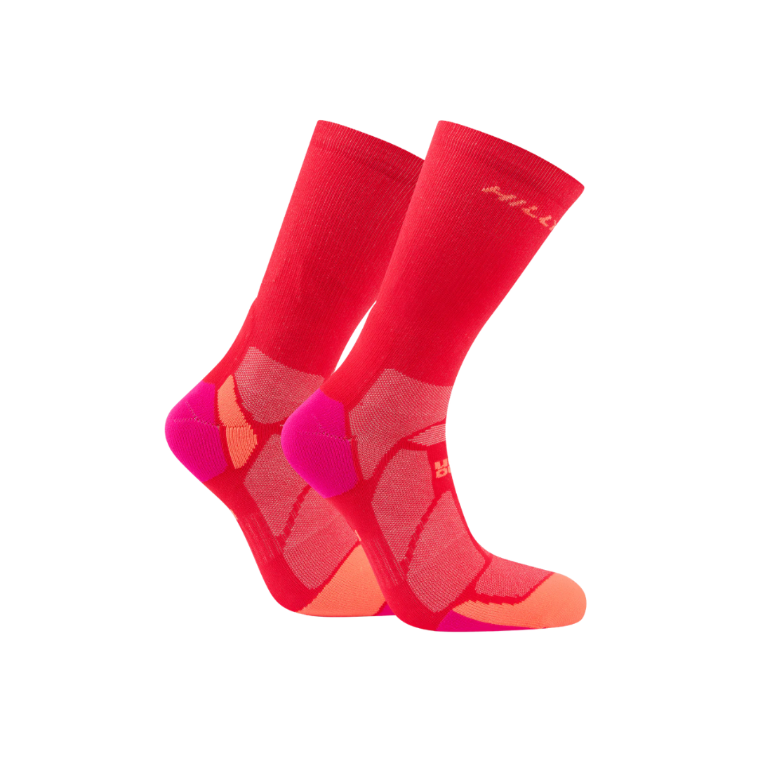 Hilly running sock red