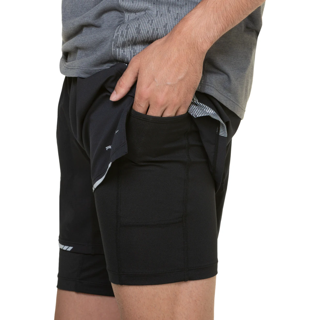 Ronhill Mens Tech Reflect 5” Twin Shorts AW25