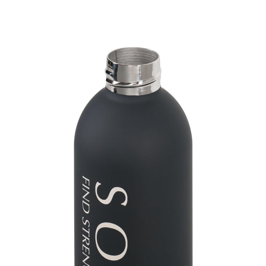 Solace Bottle – 750ml Matte Black Stainless