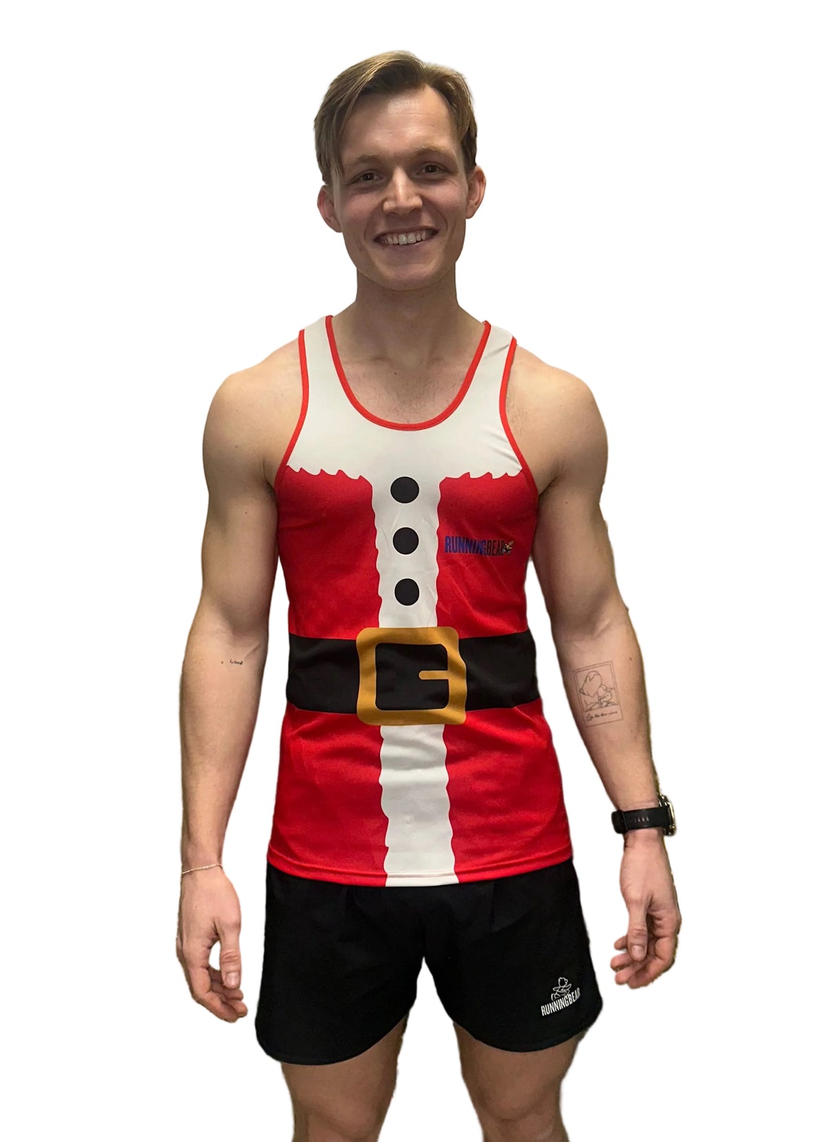 Running Bear Mens Festive Vest