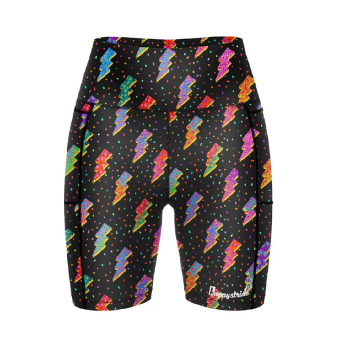 Happy Stride Fitted Shorts - Quick as a Flash