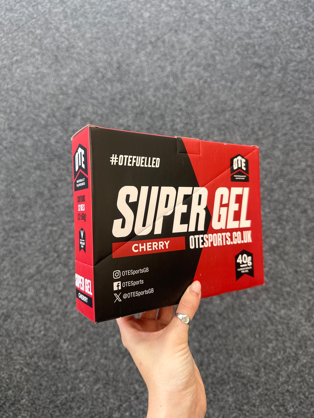 OTE Super Gel Cherry - Bulk Pack (12 Gels)