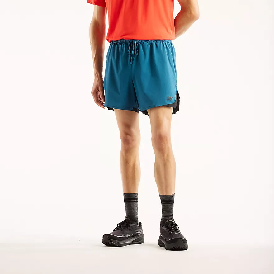 New Balance Mens RC Essential Short 5”