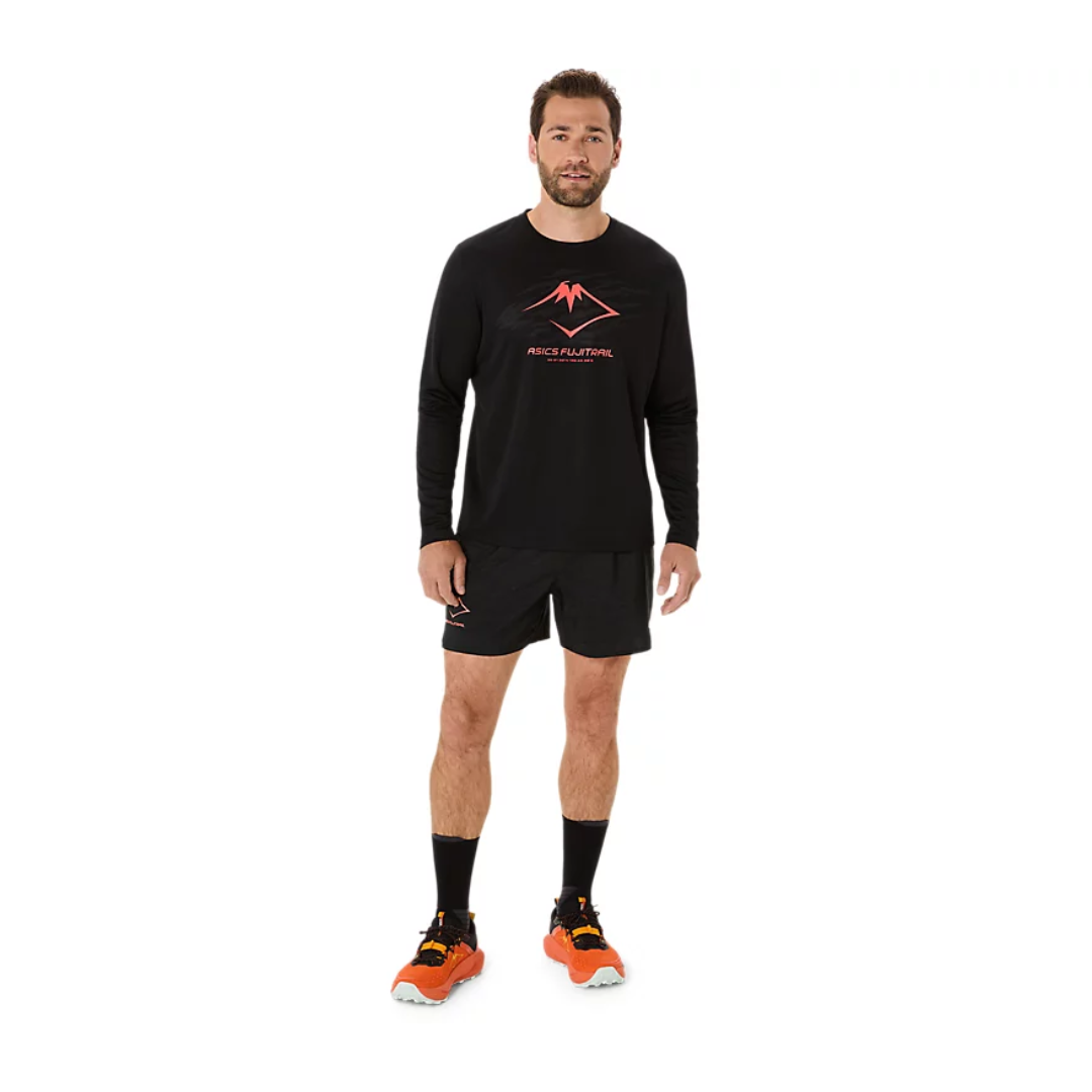 ASICS Mens FujiTrail Logo L/S Top SS25