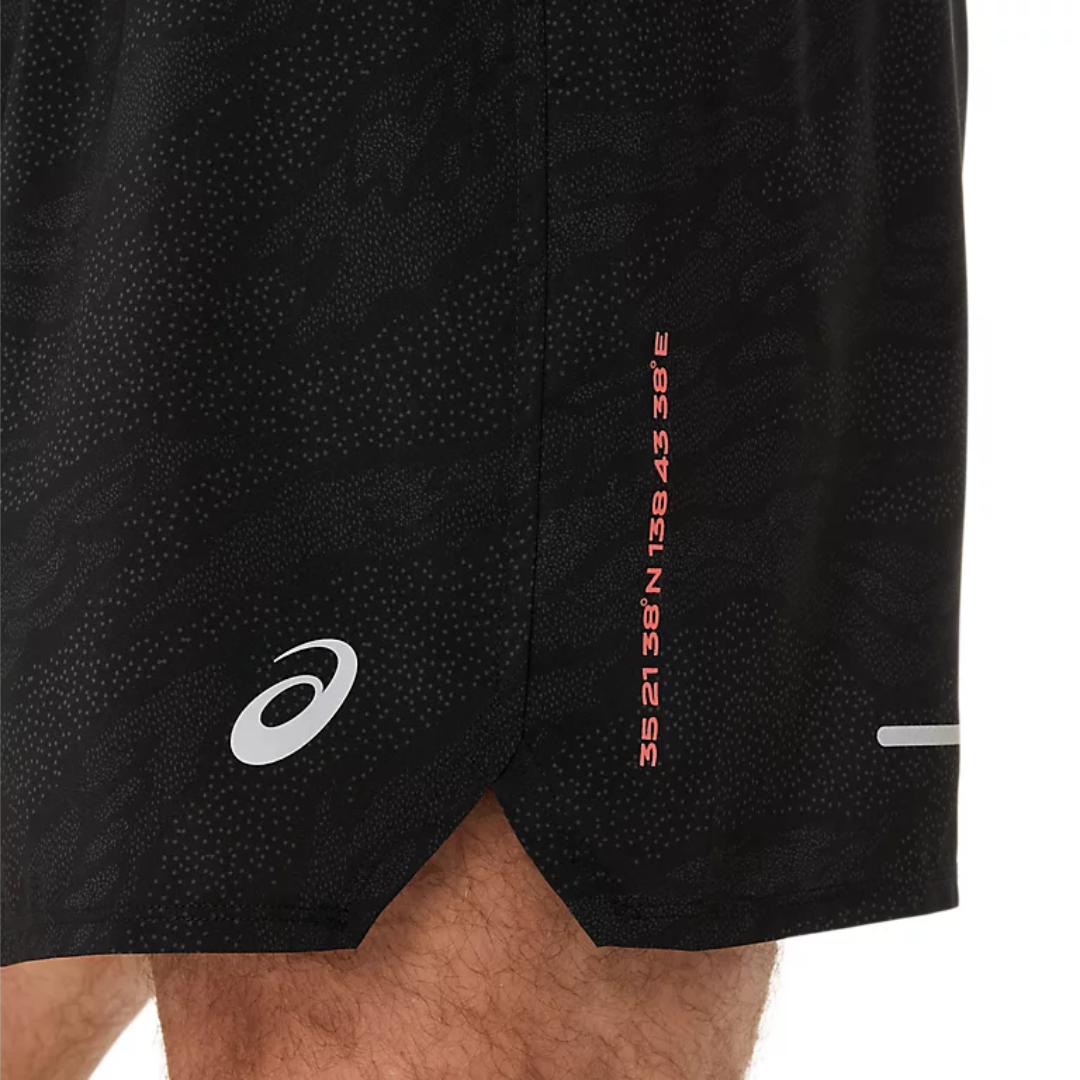 ASICS Mens FujiTrail All Over Print 5in Short SS25