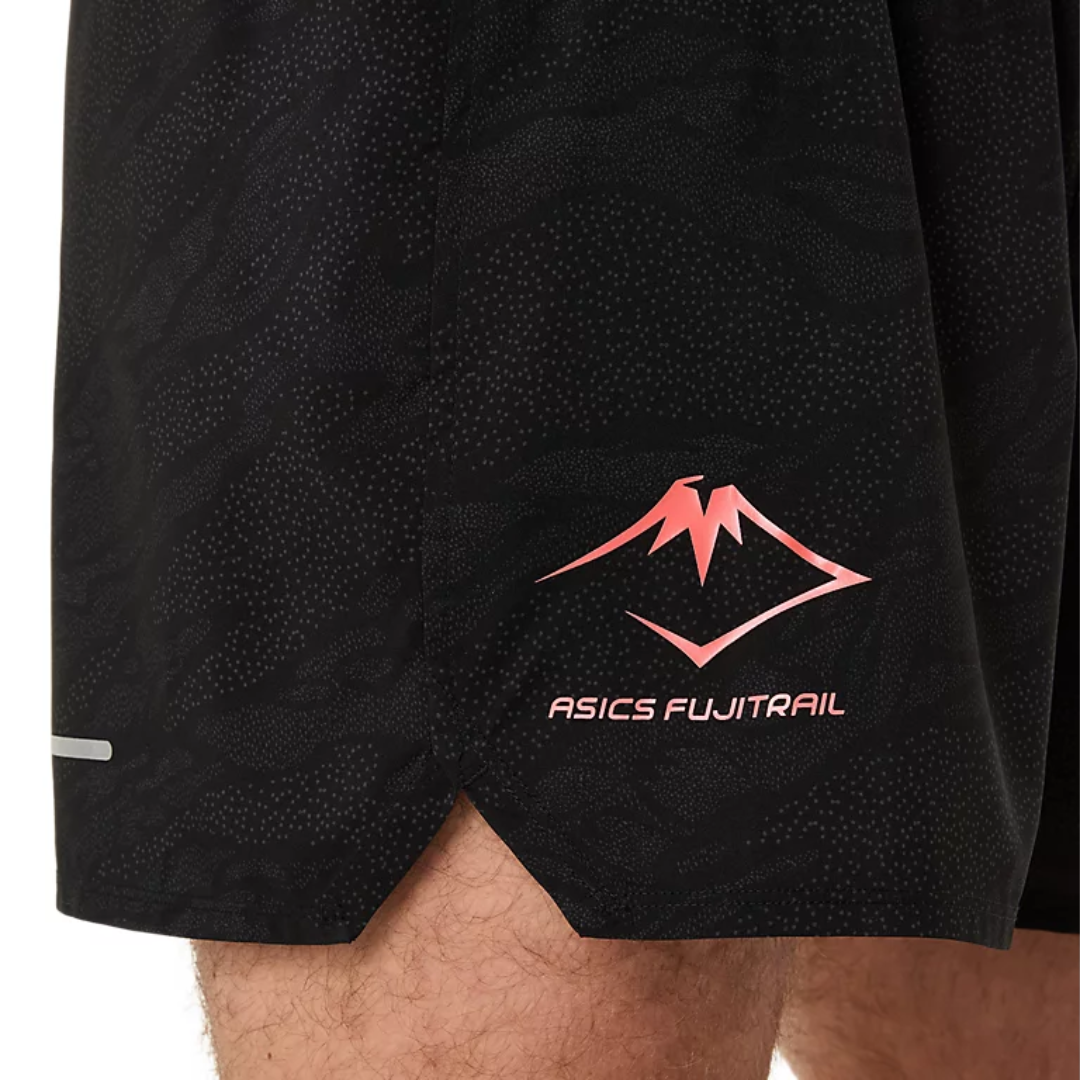 ASICS Mens FujiTrail All Over Print 5in Short SS25
