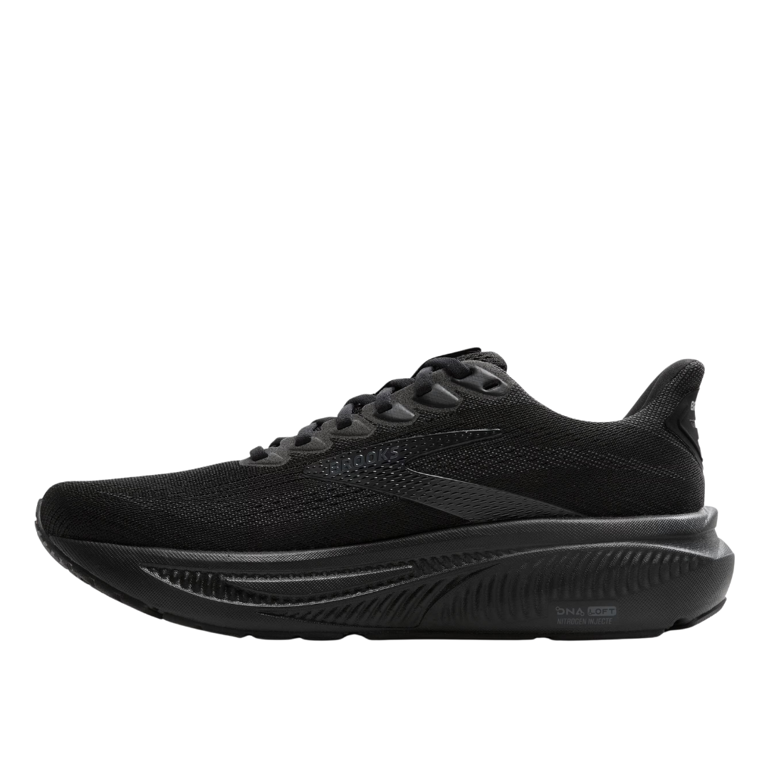 Brooks Mens Ghost 17 Black Black Ebony 3