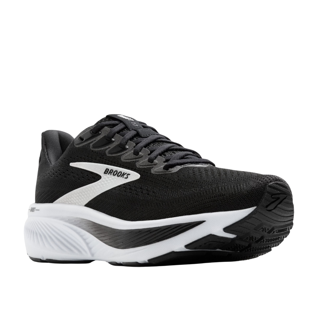 Brooks Mens Ghost 17 Black Grey White 2