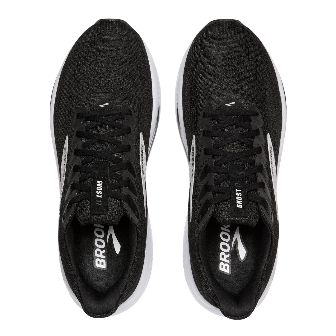 Brooks Mens Ghost 17 Black Grey White 4