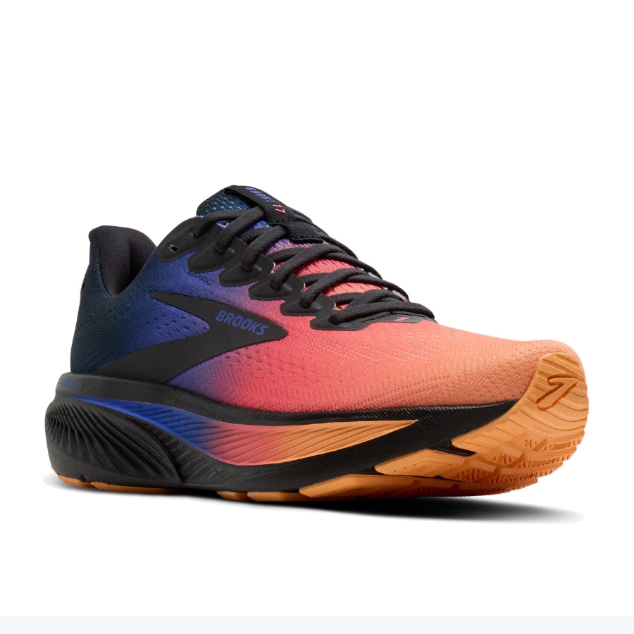 Brooks Mens Ghost 17 Neutral Night Blue Papaya6