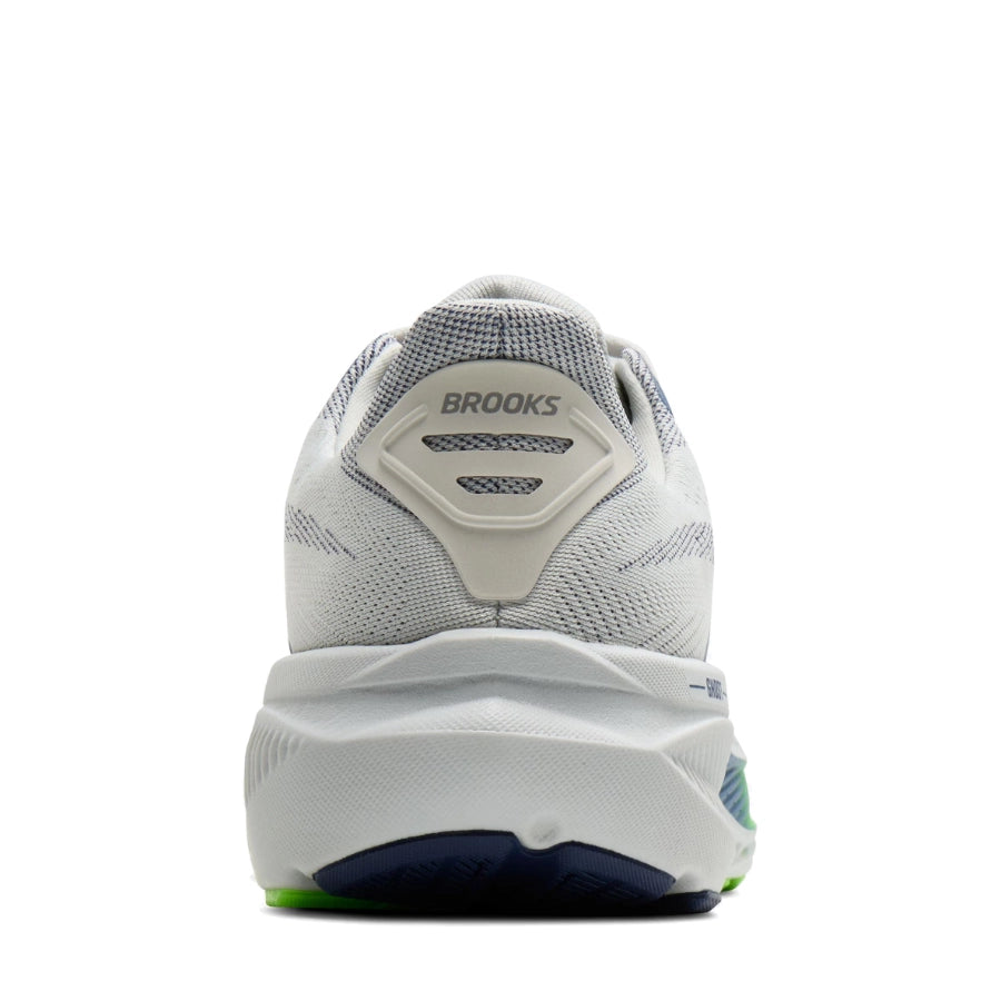 Brooks Mens Ghost 17 Neutral Oyster Beacon Blue Gecko1