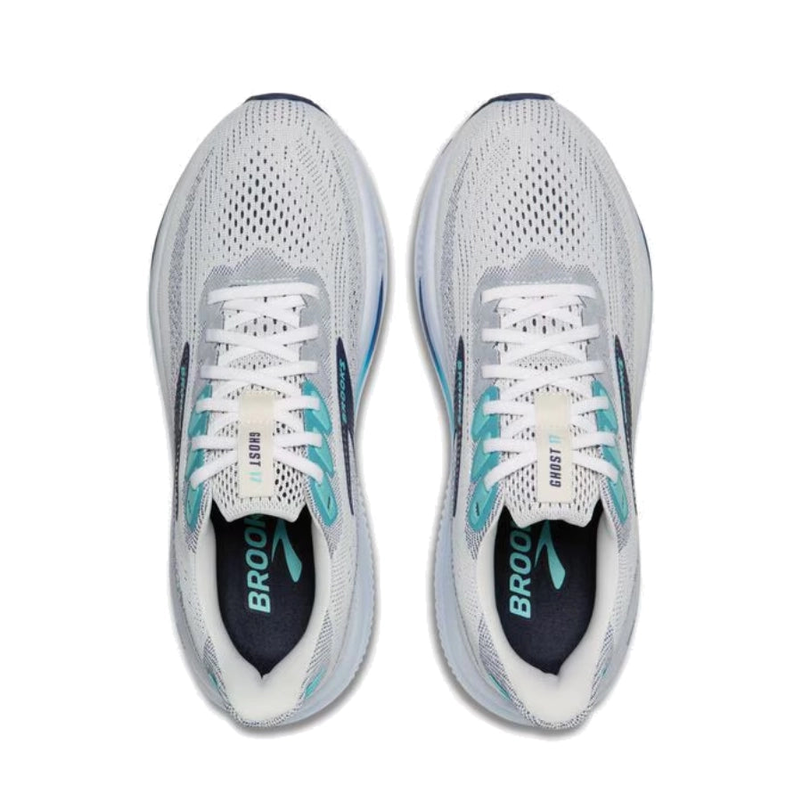 Brooks Mens Ghost 17 White Ipanema