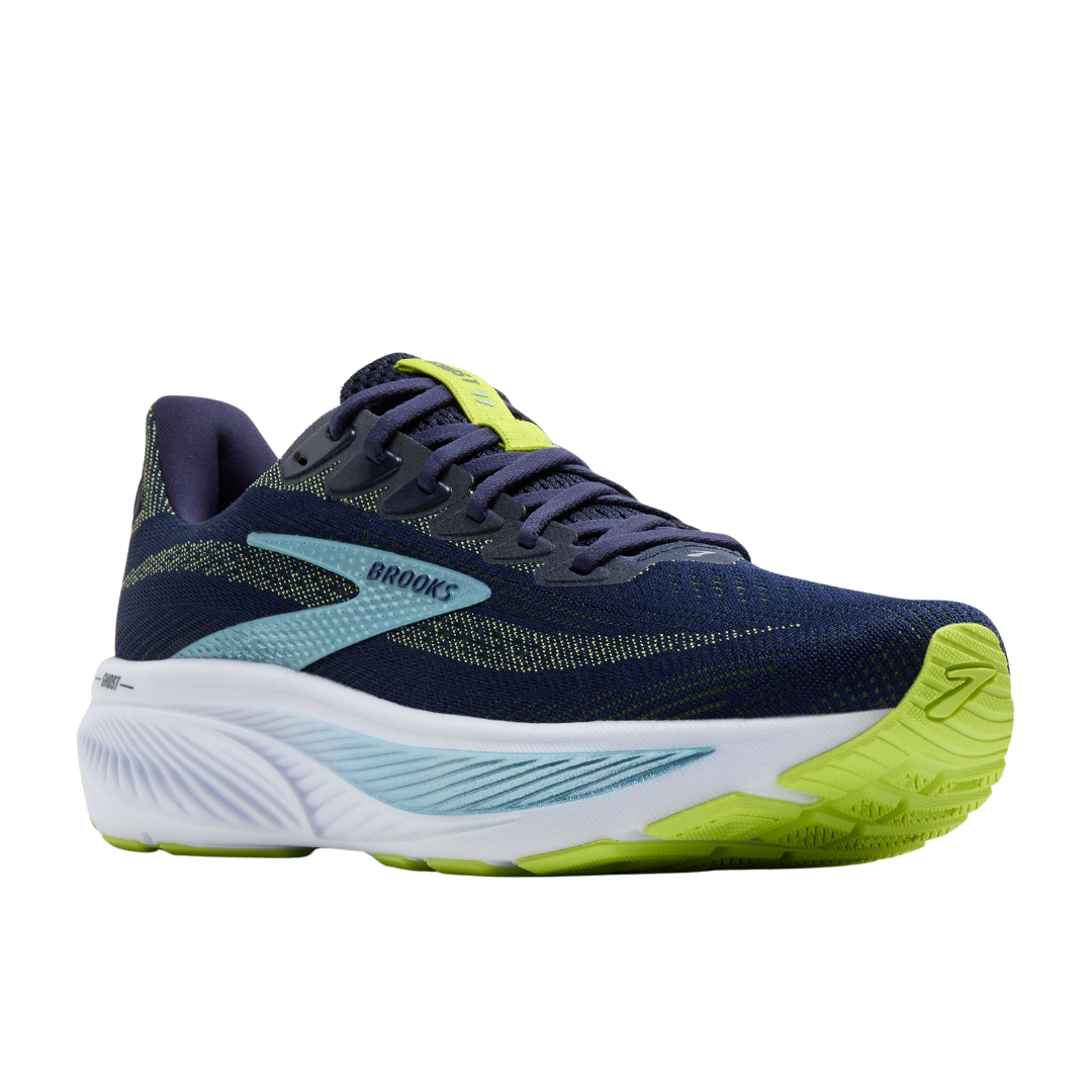 Brooks Mens Ghost17 Peacoat Lime Blue 2