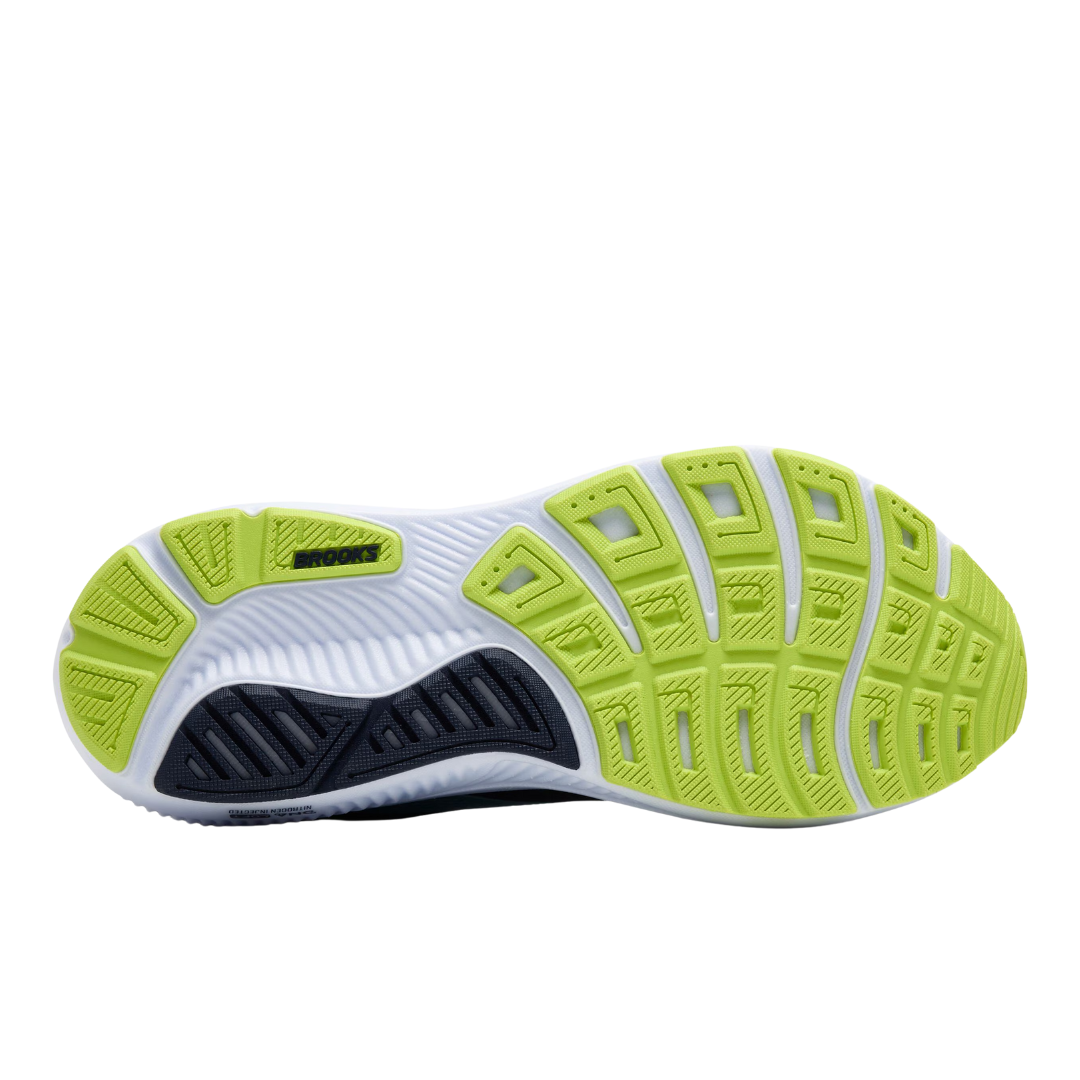 Brooks Mens Ghost17 Peacoat Lime Blue 6