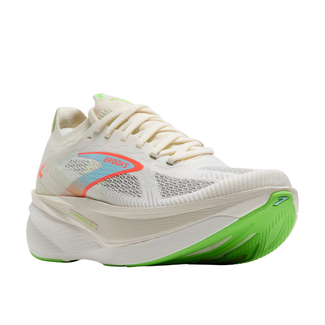 Brooks Mens HyperionMax3 Coconut GreenGecko PinkClay 2
