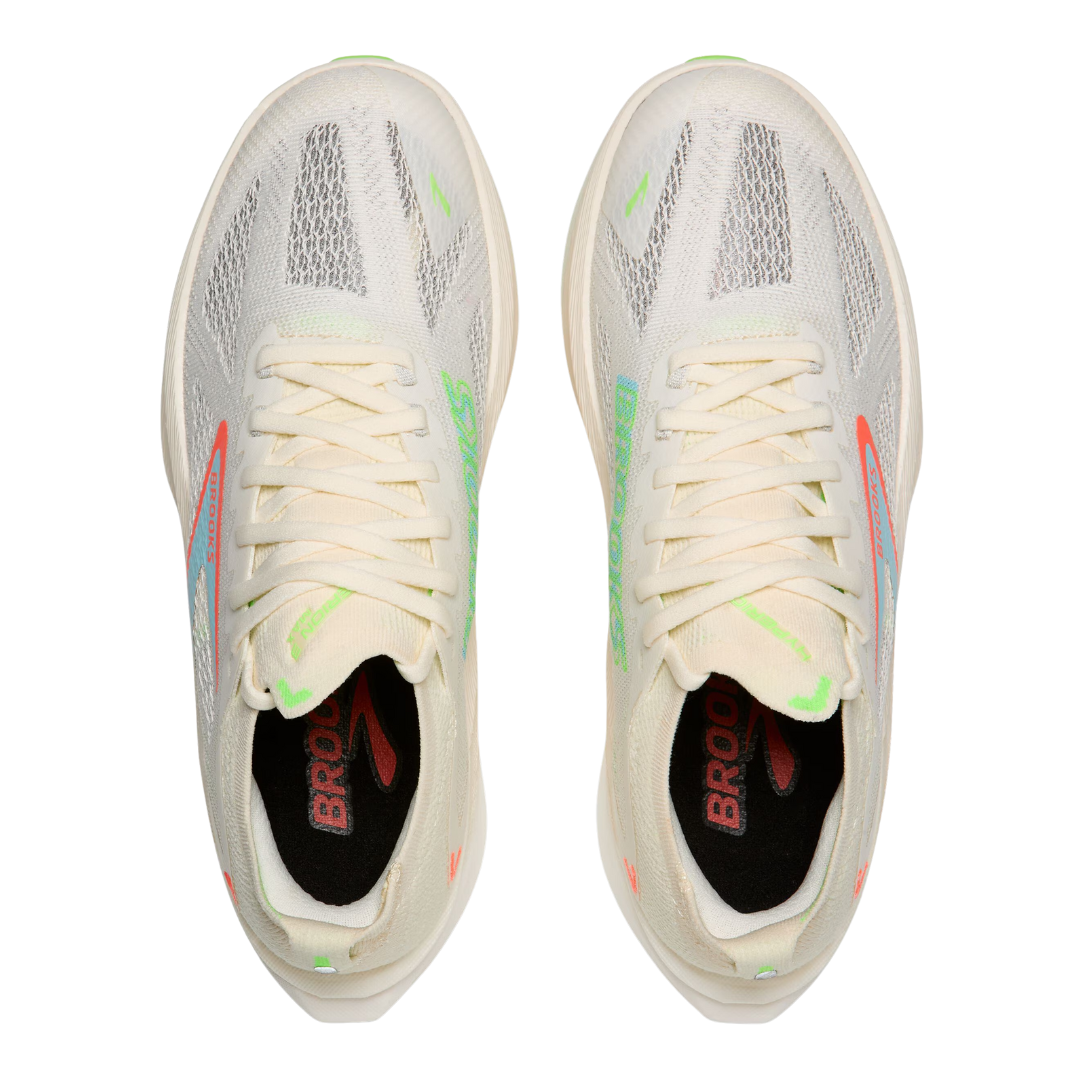 Brooks Womens HyperionMax3 Coconut GreenGecko PinkClay 4