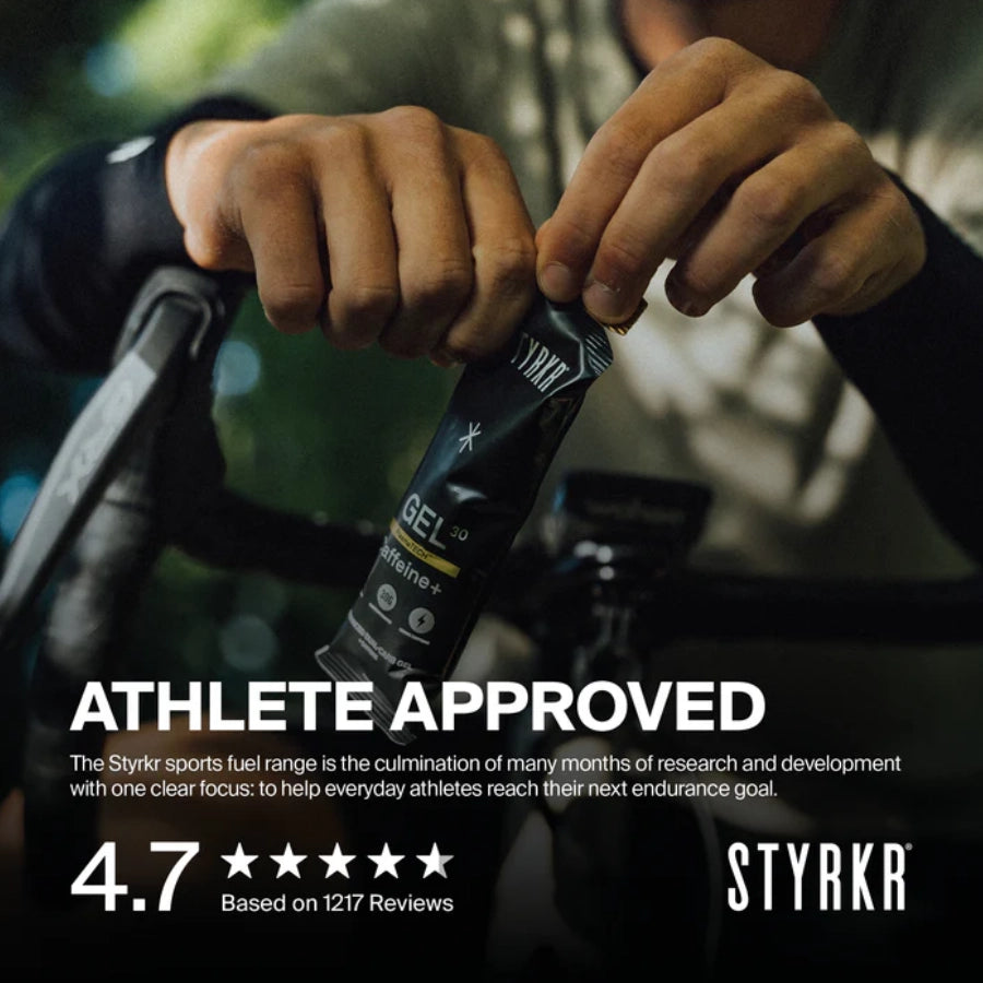 Styrkr GEL30 Caffeine Dual-Carb Energy Gel