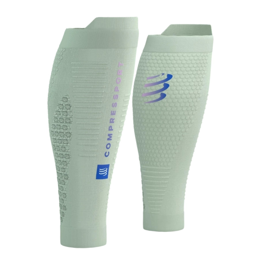 Compressport R2 3 Calf Sleeves Aqua Jacaranda