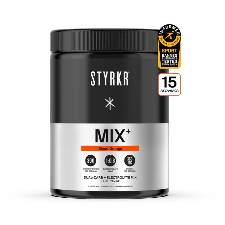 Styrkr MIX + Dual-Carb & Electrolyte Mix - Blood Orange