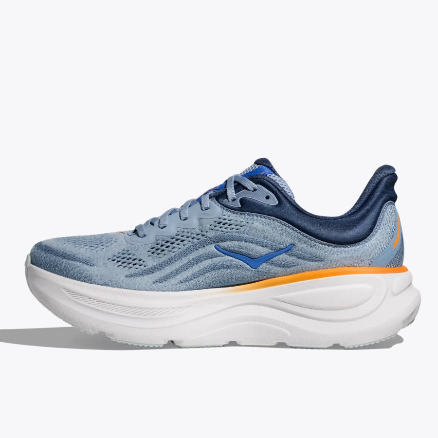 HOKA Mens Bondi 9 Neutral asphalt drizzle downpour1
