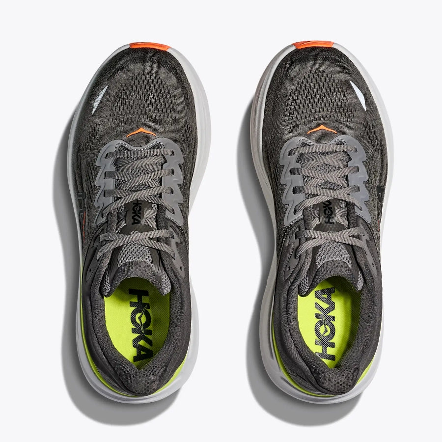 HOKA Mens Bondi 9 Neutral asphalt grey gravel7