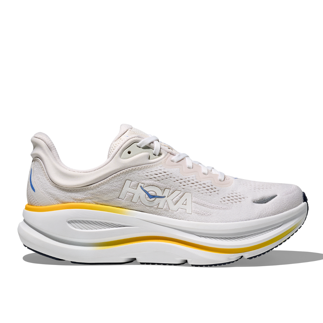 HOKA Mens Bondi9 White Grout 1