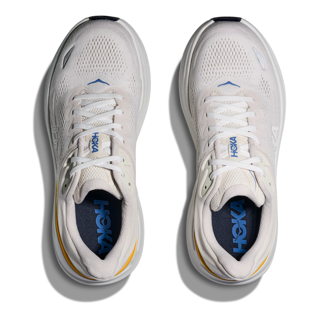 HOKA Mens Bondi9 White Grout 4