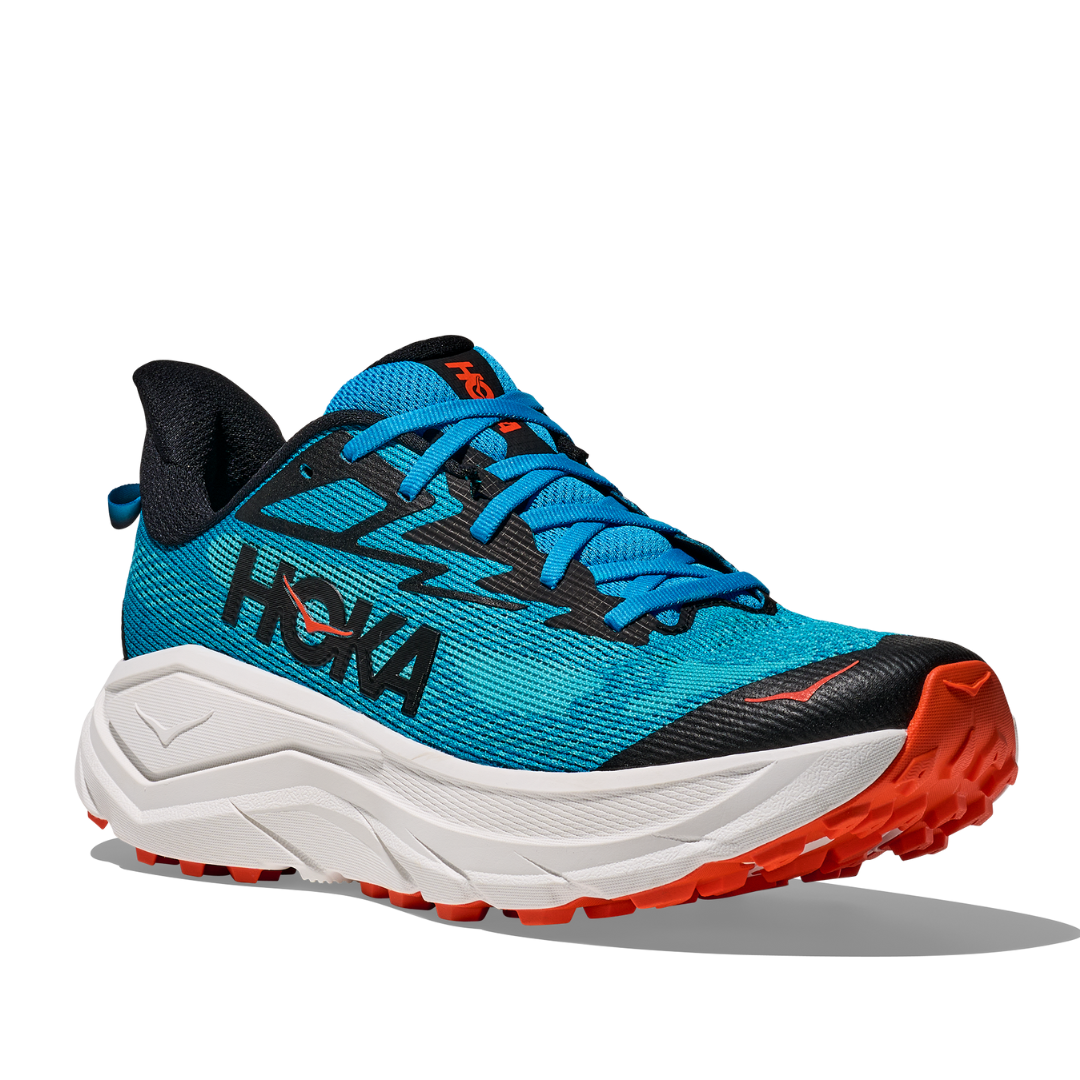 HOKA Mens Challenger 8 SkywardBlue White 2
