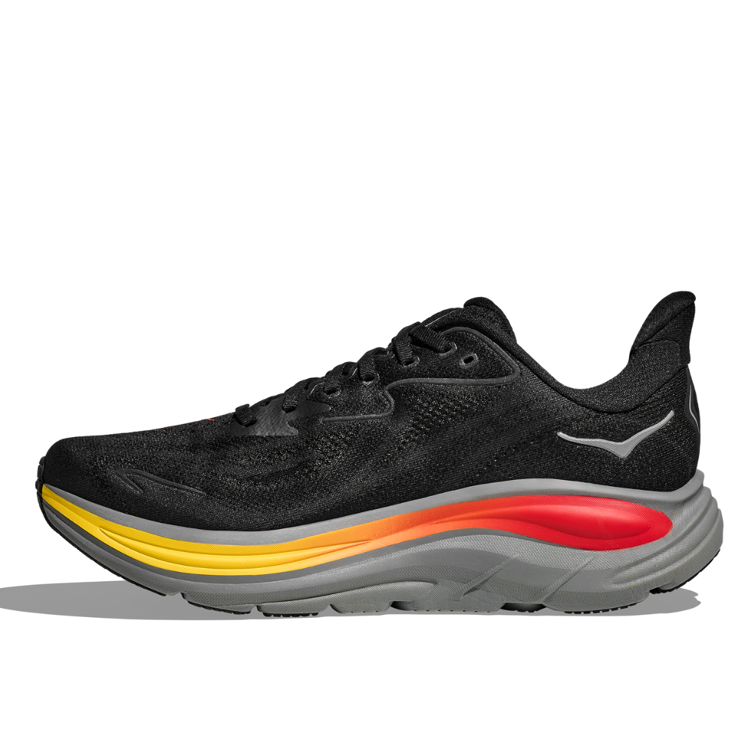 HOKA Mens Clifton 10 Black GalacticGrey 3