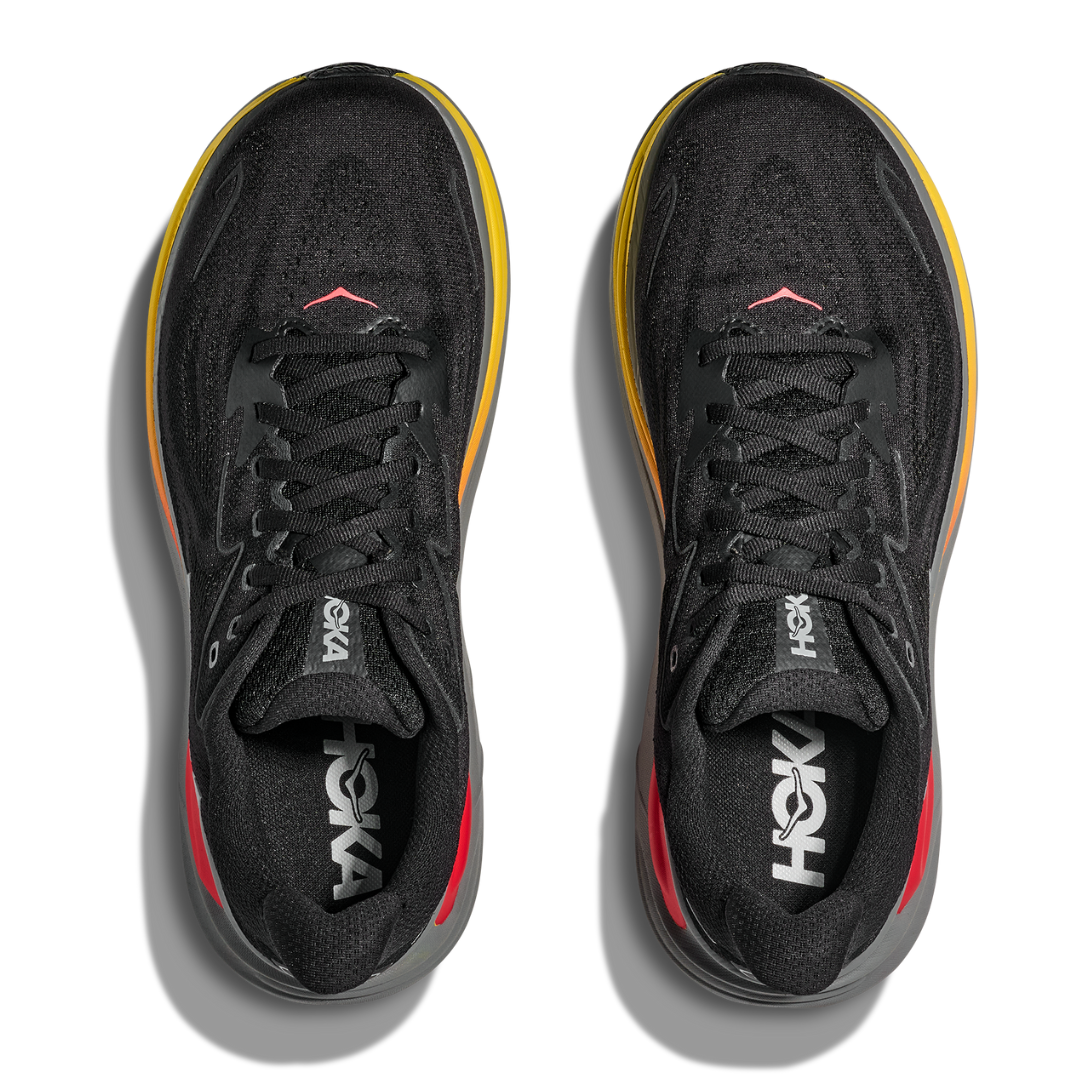 HOKA Mens Clifton 10 Black GalacticGrey 4