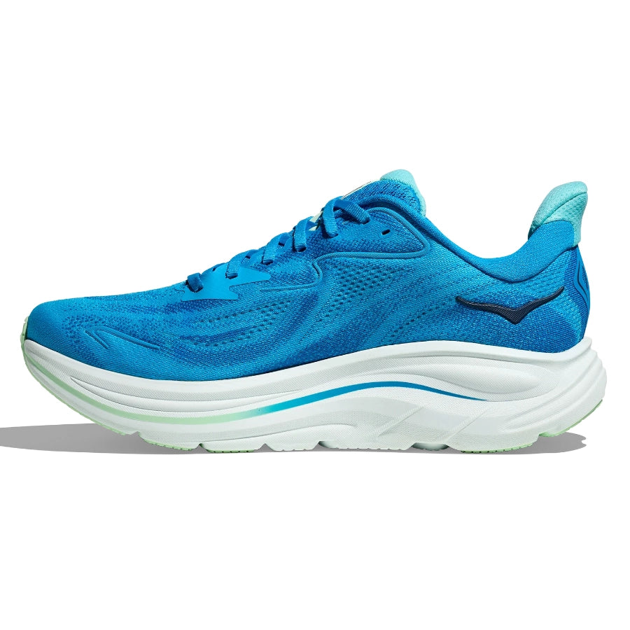 HOKA Mens Clifton 10 Wide Neutral Hoka Blue Skyward Blue
