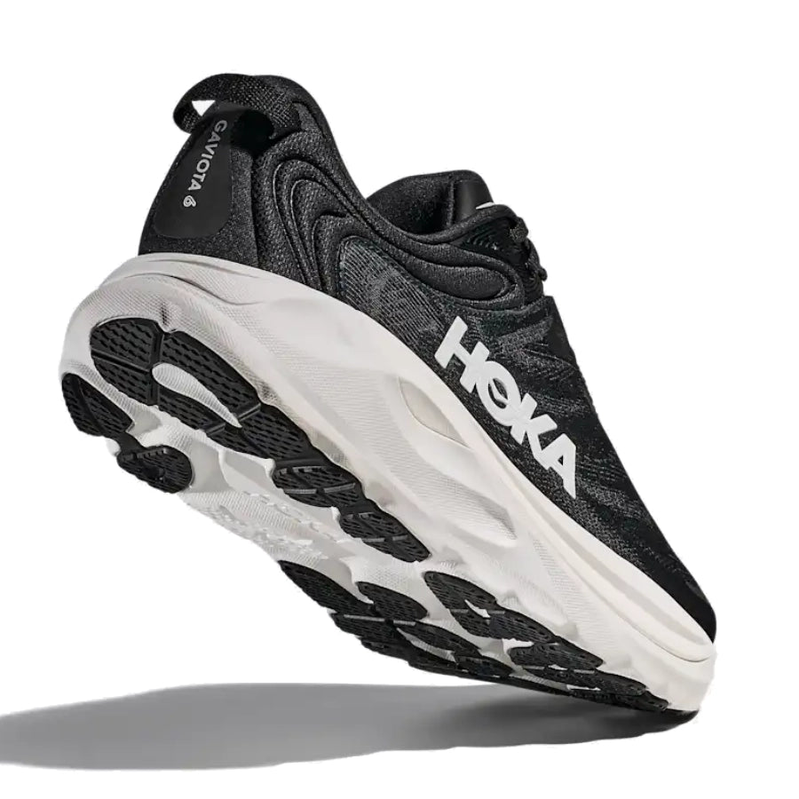 HOKA Mens Gaviota 6 Stability Black White