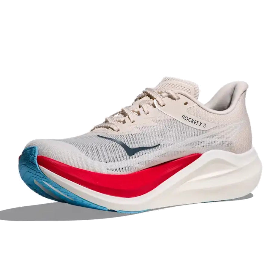 HOKA Unisex Rocket X 3 Alabaster