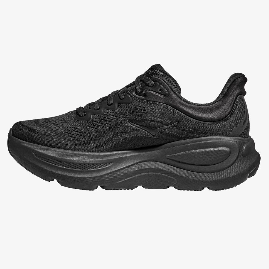 HOKA Womens Bondi 9 Wide Neutral Black