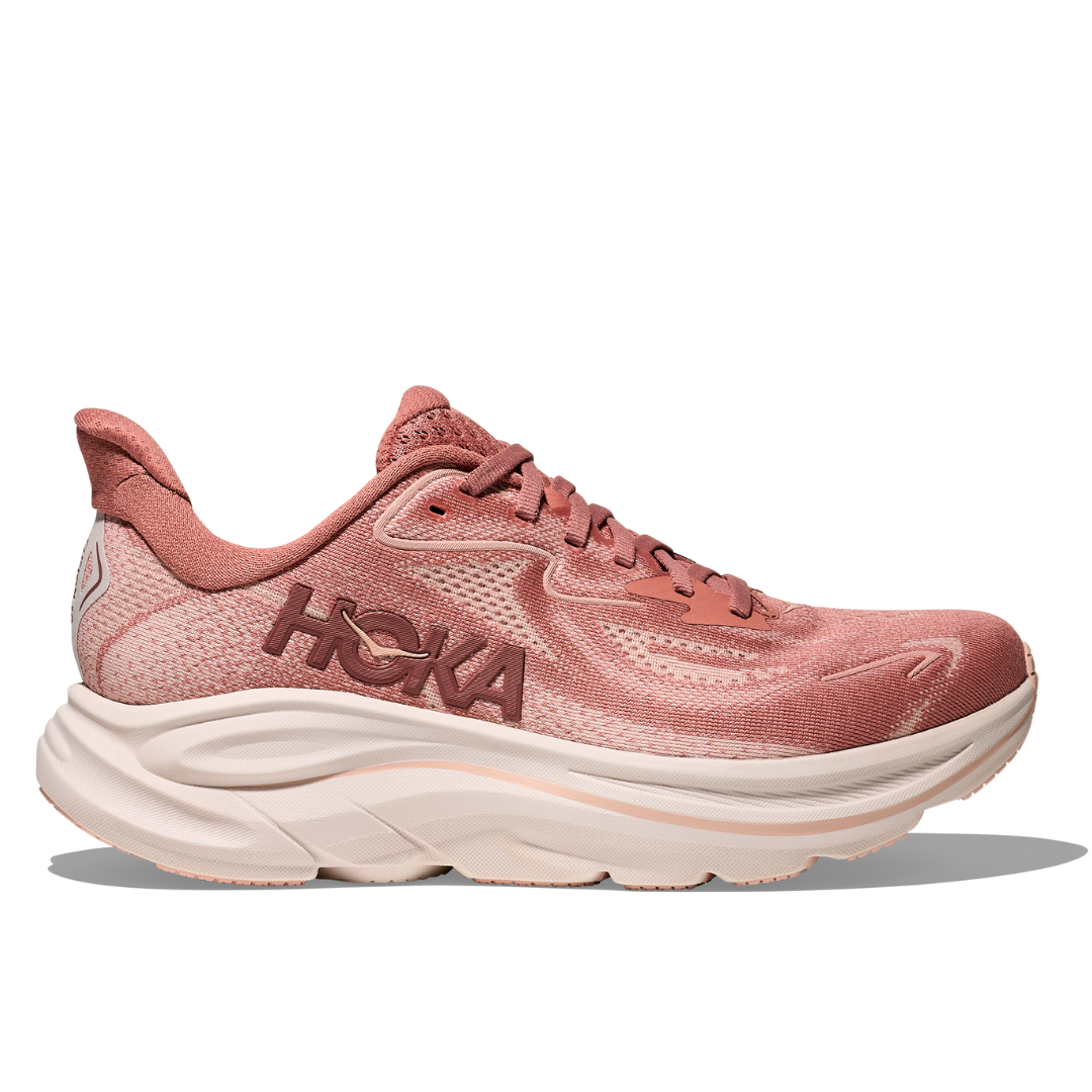 HOKA Womens Clifton10 Blush RoseLatte 1