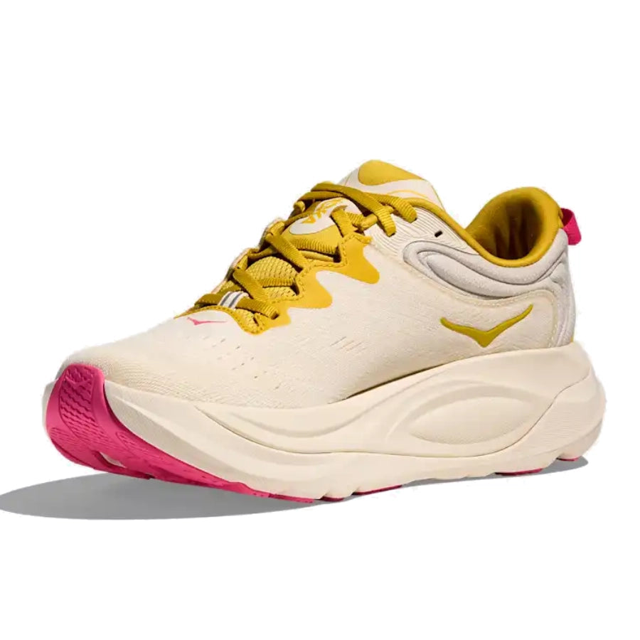 HOKA Womens Gaviota 6 Birch Yellow Gold