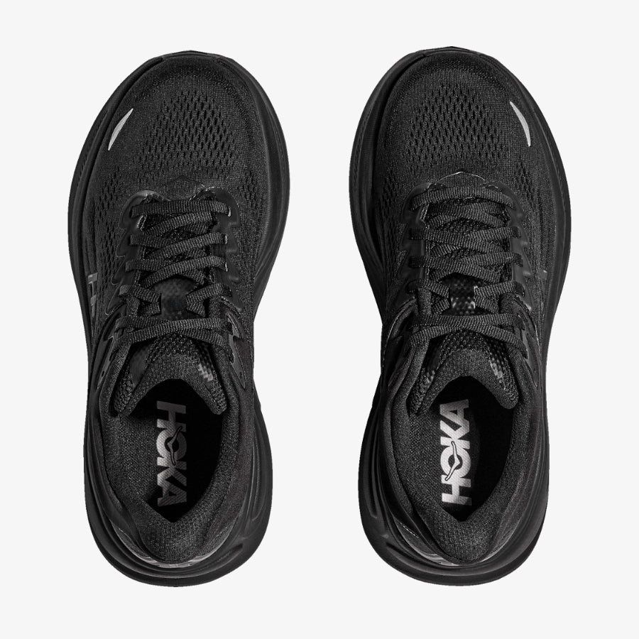 HOKA Womens Running Shoes Natural Black