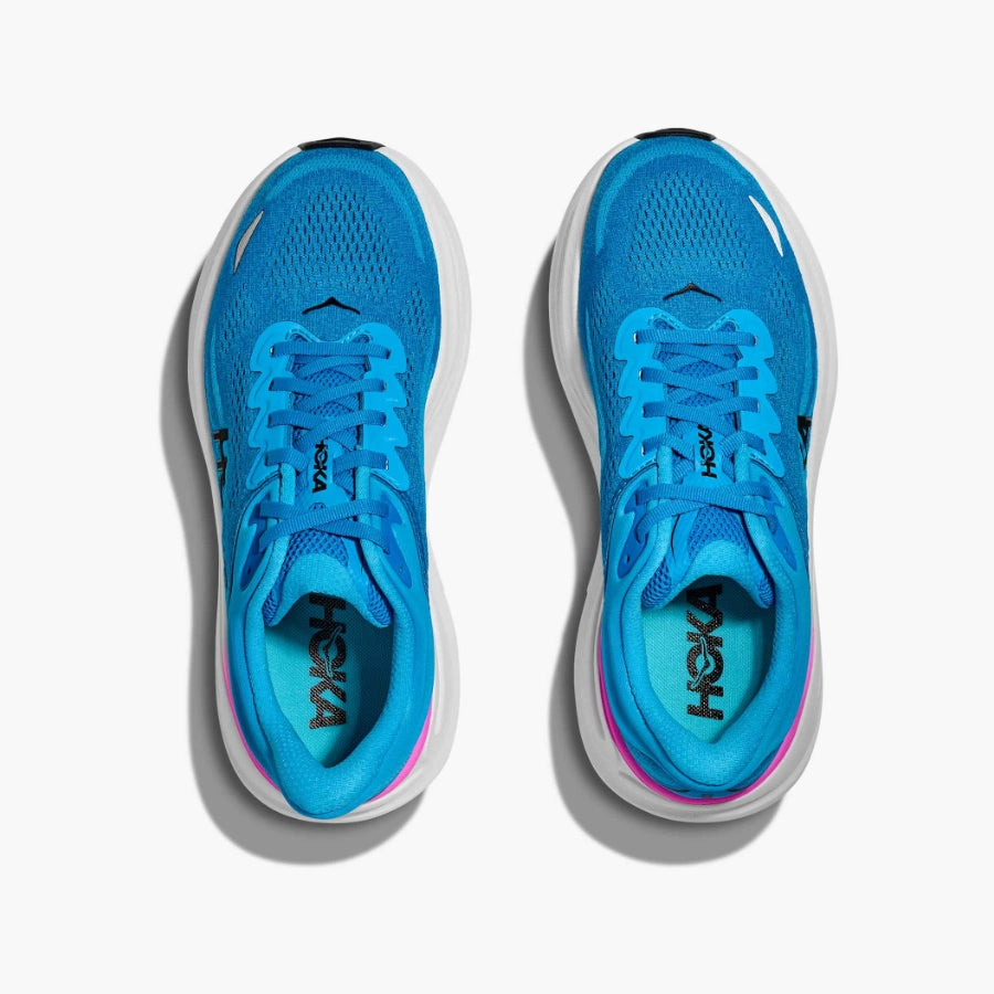 Hoka Bondi 9 Skyward Blue Neon Fuchsia Neutral