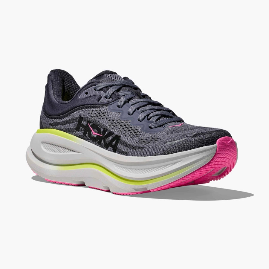 Hoka Bondi Charcoal Grey Skies