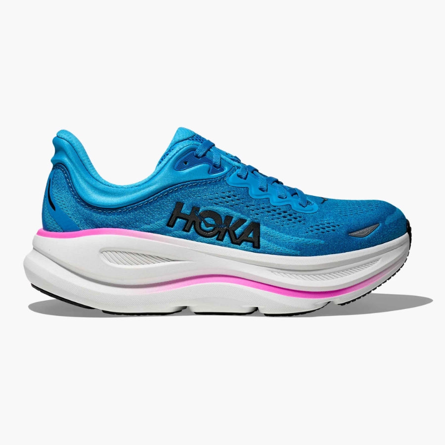 Hoka Bondi Skyward Blue Neon Fuchsia Neutral