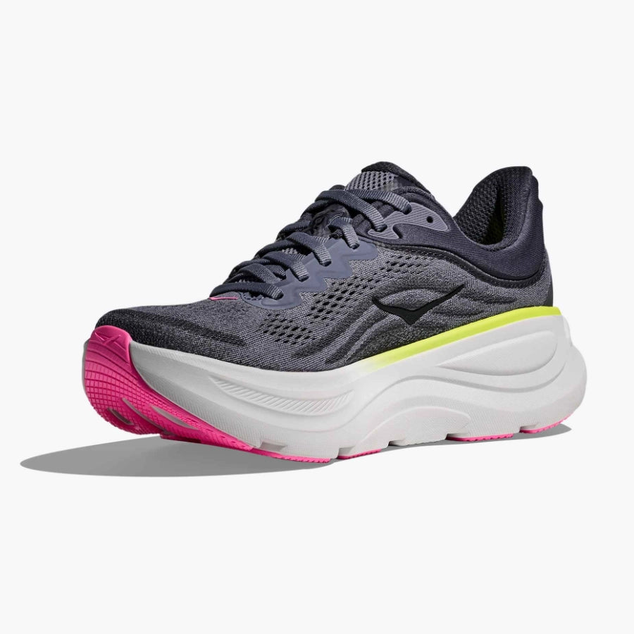 Hoka Womens Bondi 9 Charcoal Grey Skies Neutral
