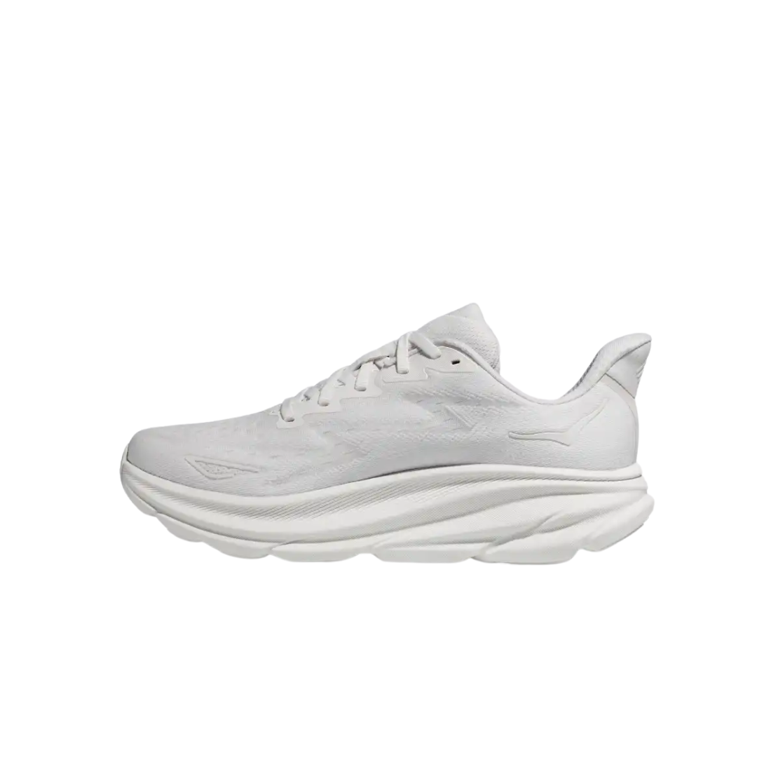 HOKA Mens Clifton 9 - Bright White - Neutral