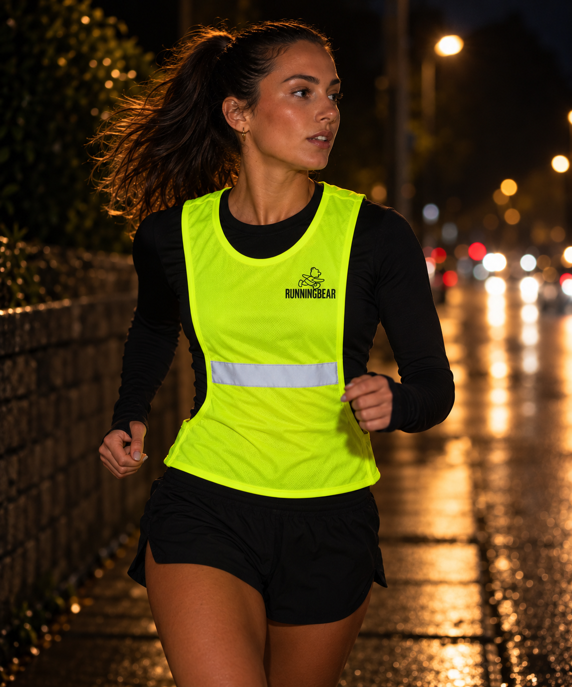 Running Bear Fluo Hi-Vis Safety Bib