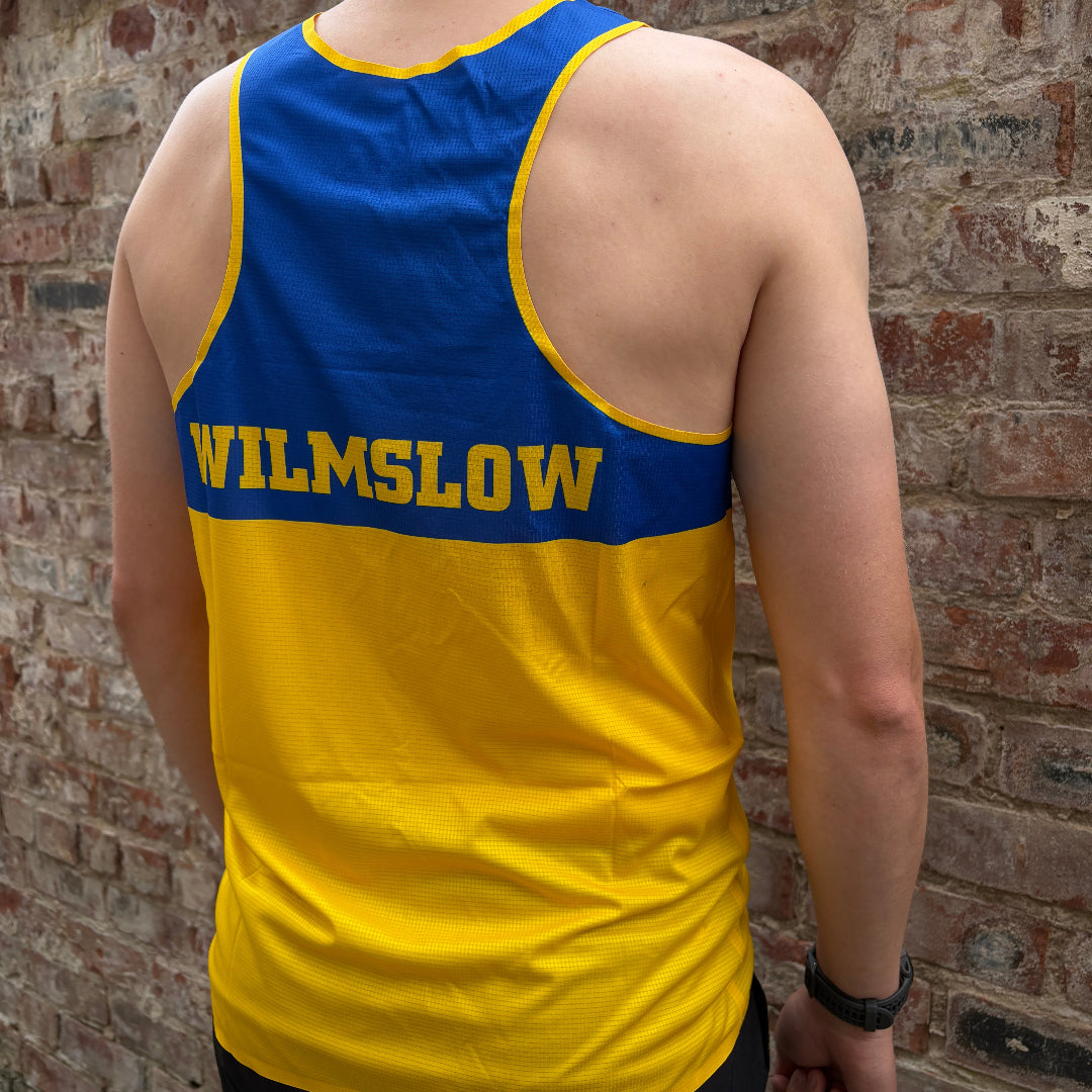 Mens Wilmslow Running Club Bonded Vest