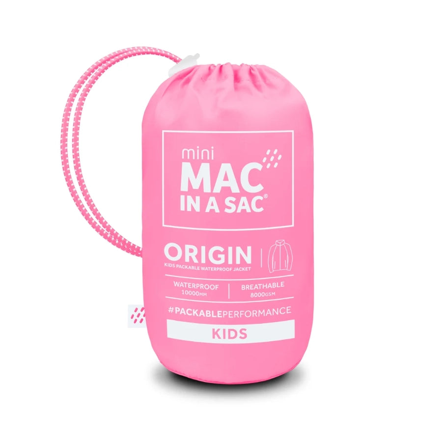 Mac in a Sac Mini Origin Packable Waterproof Jacket (Kids)